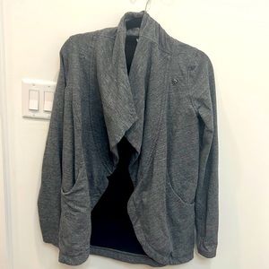 Lululemon gray cardigan with thumb holes